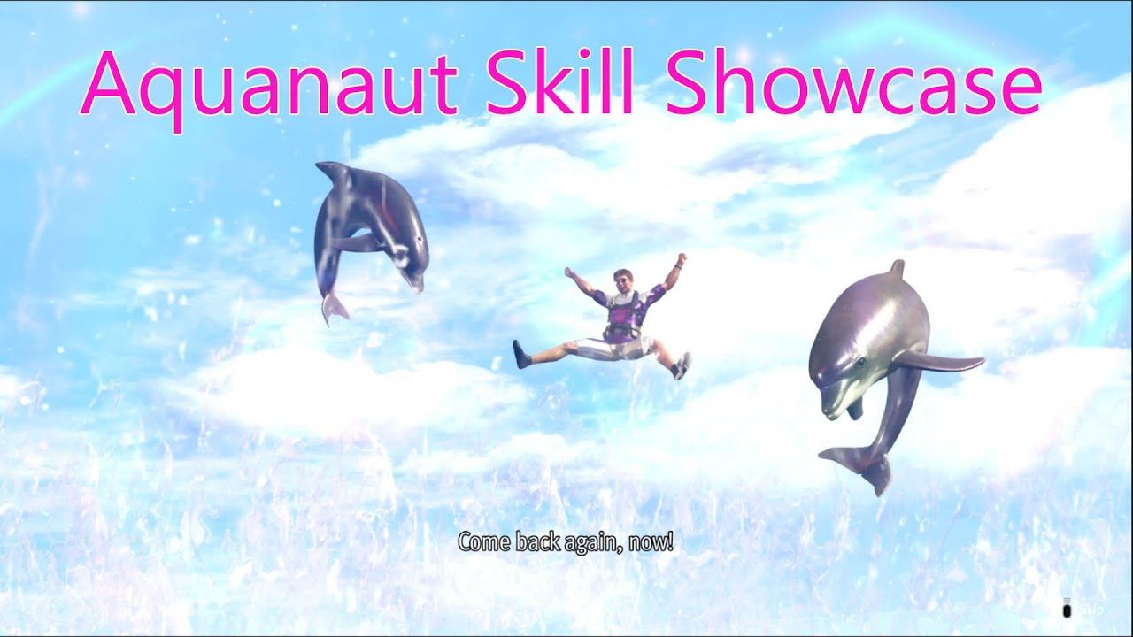 LIKE A DRAGON INFINITE WEALTH All Aquanaut Skills / Exhibition Skills Showcase