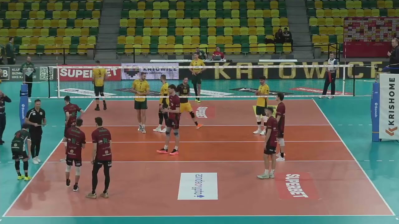 GKS Katowice - Lechia Tomaszow Mazowiecki outside hitter Krzysztof Gibek #8