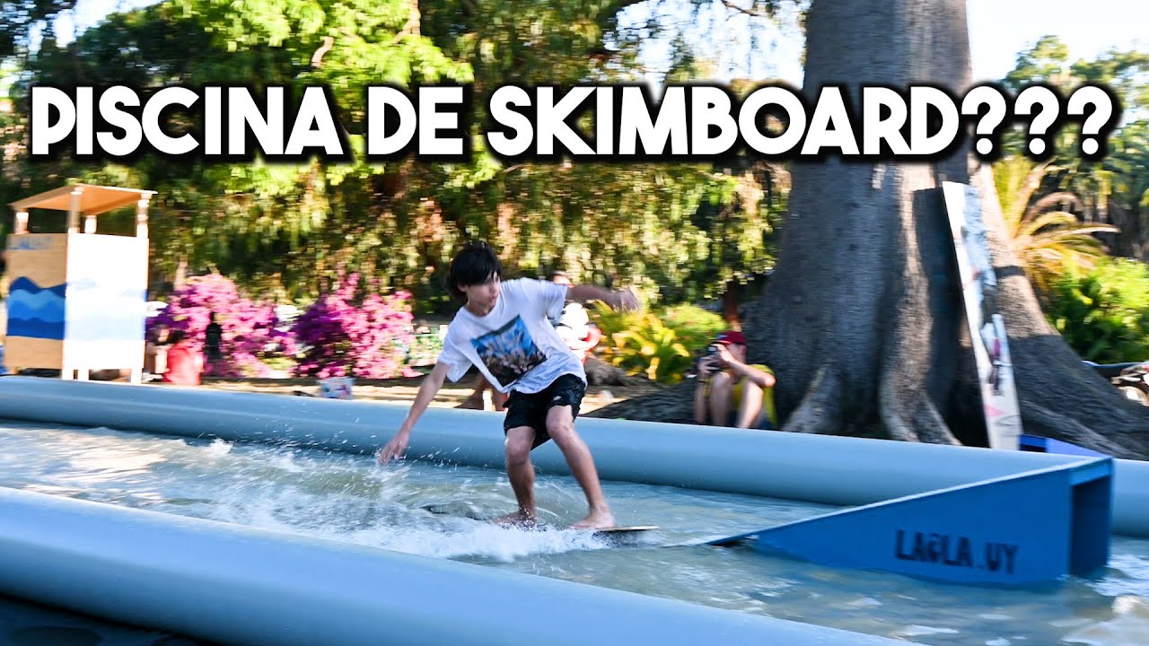 Piscina de Skimboard en pleno Montevideo, Uruguay