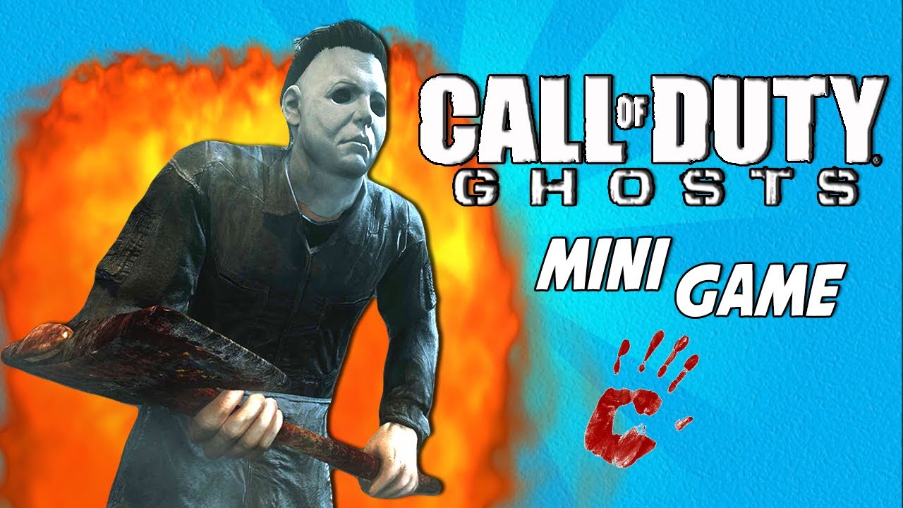 COD Ghosts Michael Myers Funny Custom Game on Fog - The Hidden, Funny Moments, Onslaught DLC, Custom