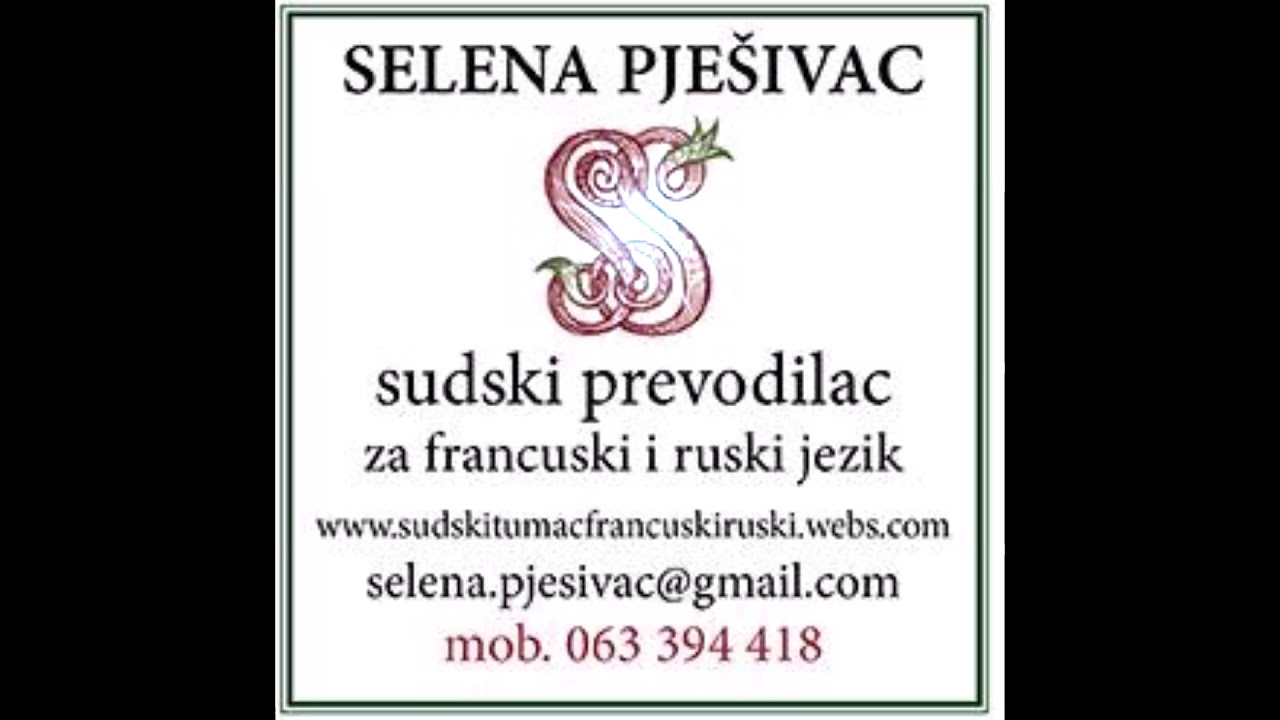 sudski tumač za ruski i francuski Beograd Voždovac