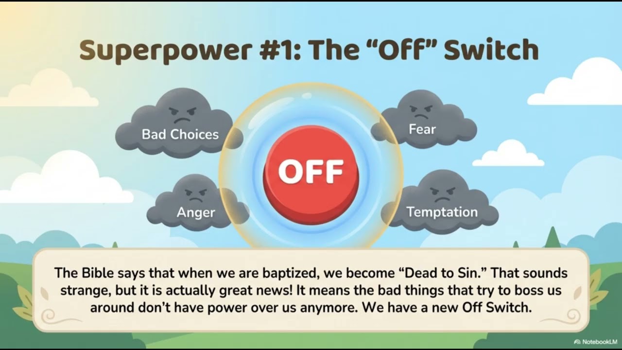 Baptism Gives You SUPERPOWERS! 🦸‍♂️💦 | The Magic T-Shirt Trick & The Super Switch | Kids Bible Guide