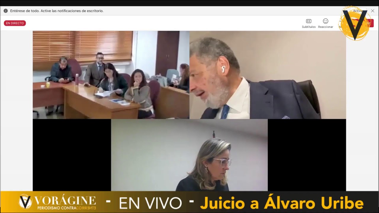 🔴 EN VIVO | Juicio a Uribe: más testigos en medio de señalamientos por falso testimonio
