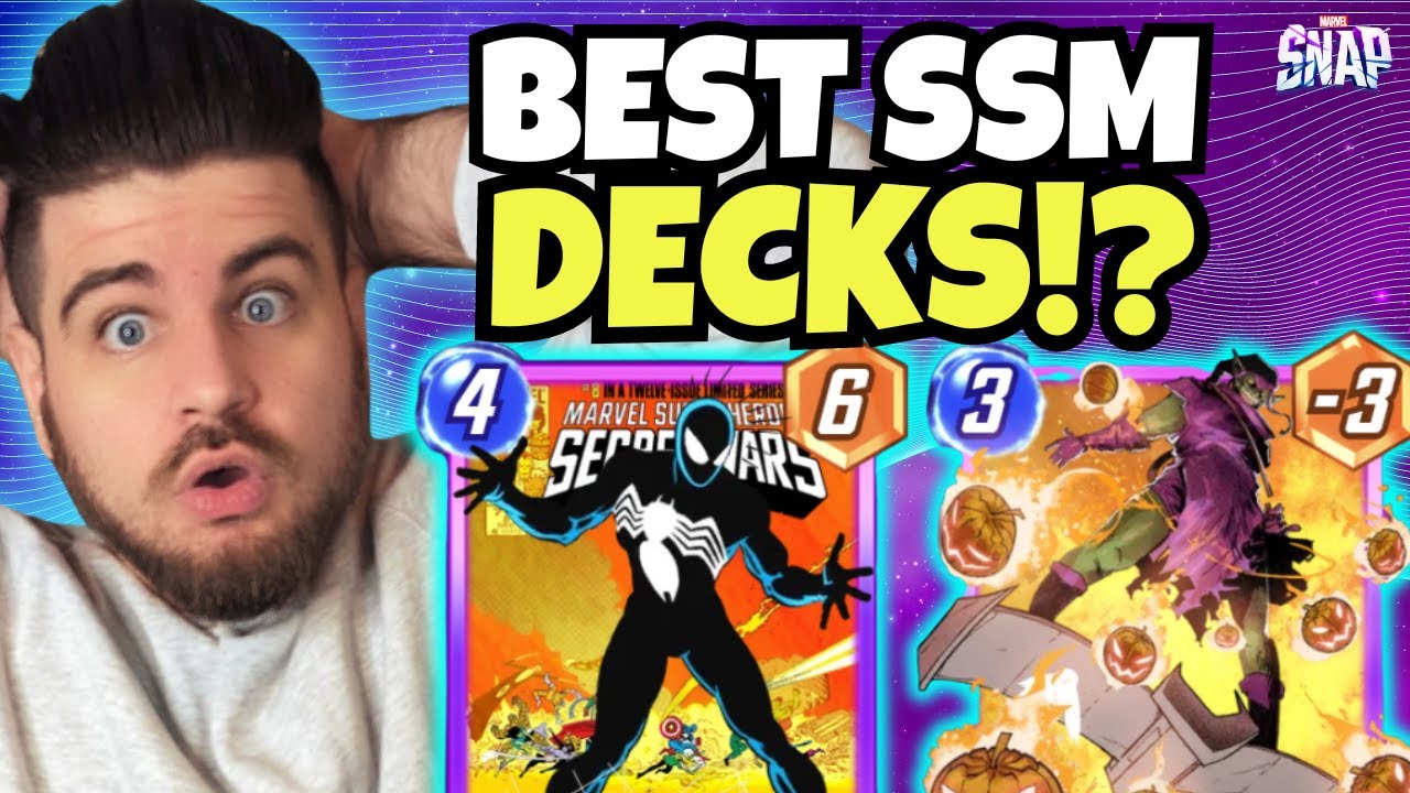 My Top 8 AWESOME DECKS! To Play With SYMBIOTE SPIDER MAN | Top 100 Decks! | Day 1 SSM Decks!