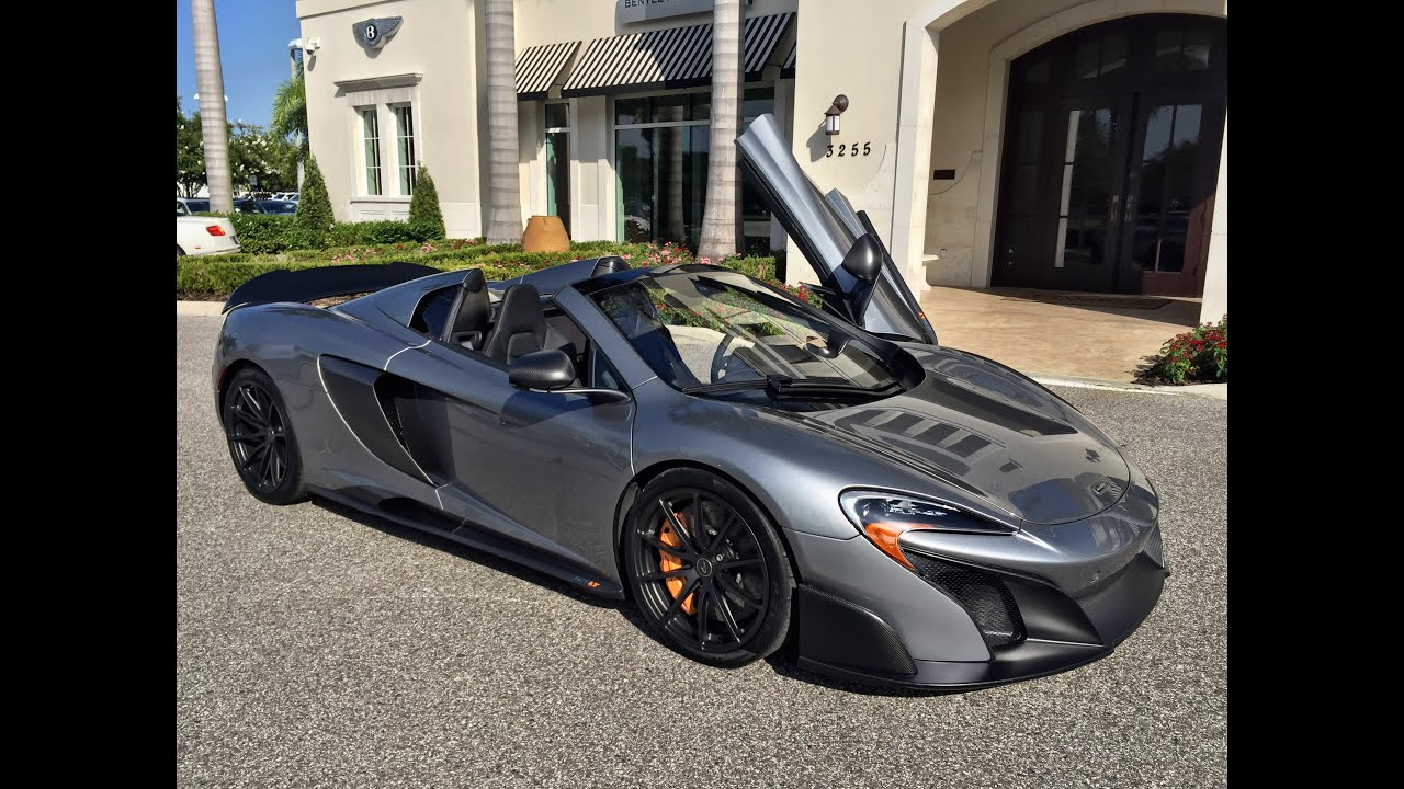 Titanium McLaren 675LT Spider - McLaren Tampa Bay