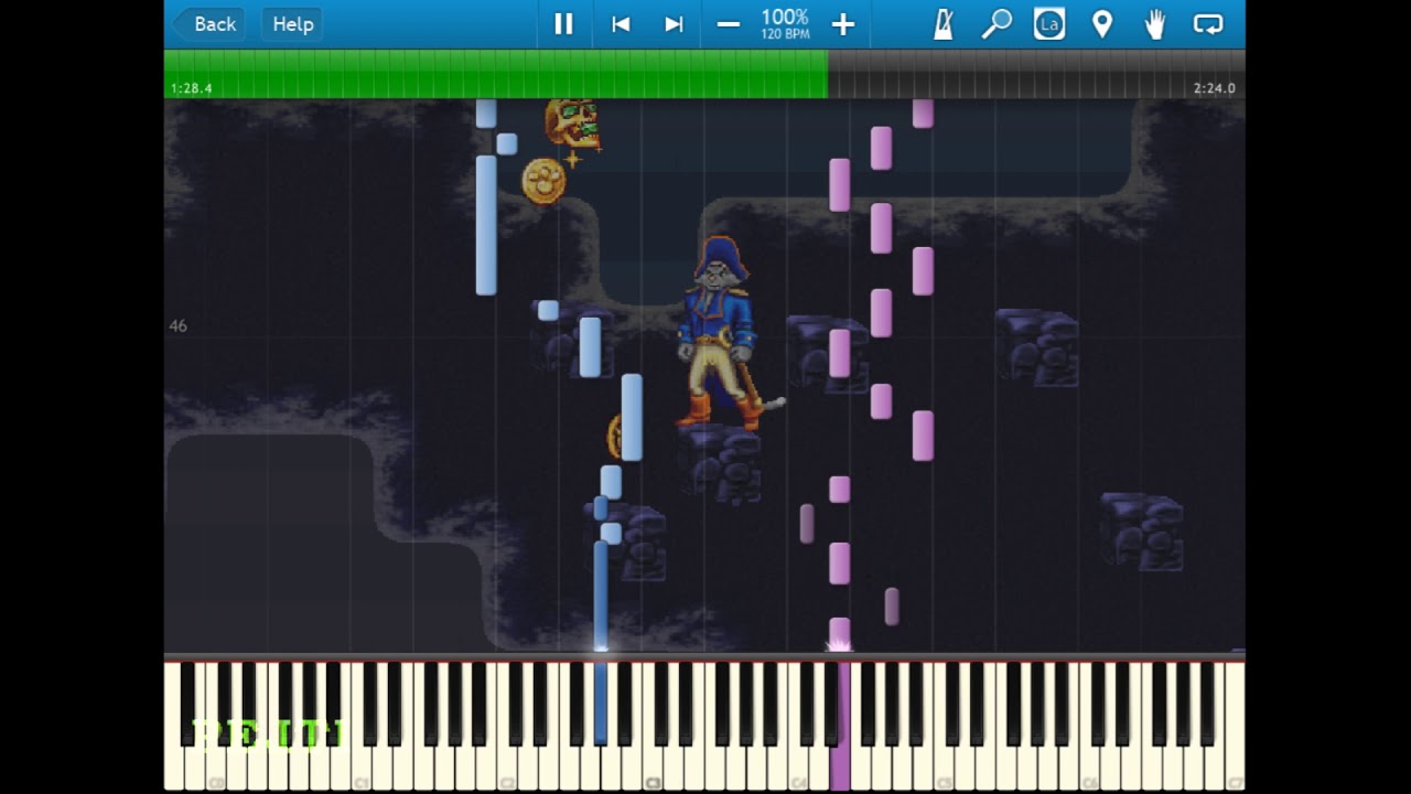 Captain Claw | Level 7 The Docks, Piano tutorial HD