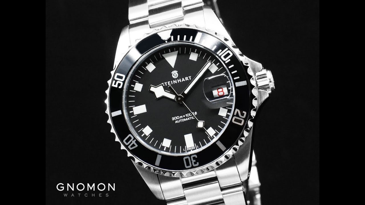 Steinhart Ocean 39 Marine Black Gnomon Exclusive 4K Watch Review
