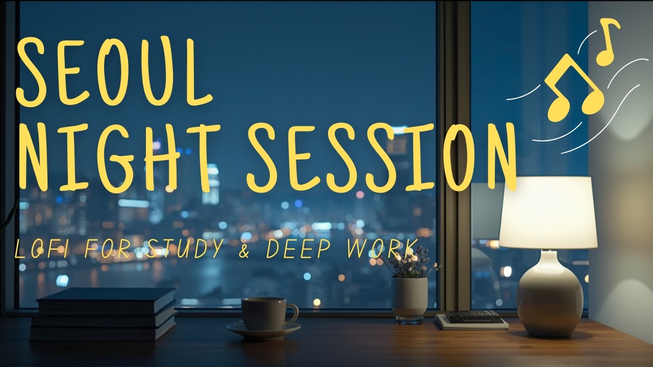 Seoul Night Study Session 🇰🇷 | 집중 Lofi for Deep Work & Exam Prep