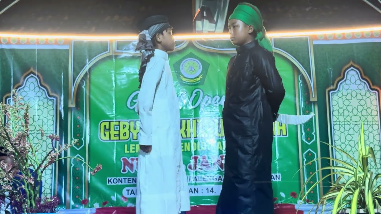 Pembukaan acara lomba tingkat ibtidaiyah pp nurul jannah
