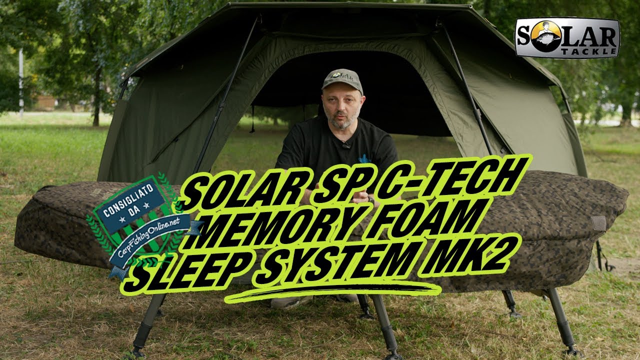 Solar SP C-Tech Memory Foam Sleep System MK2 | Consigliato da Carpfishingonline 224