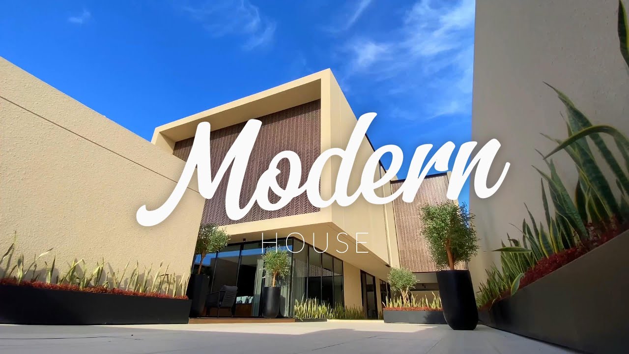 Touring a Modern House with Resort-Style Amenities