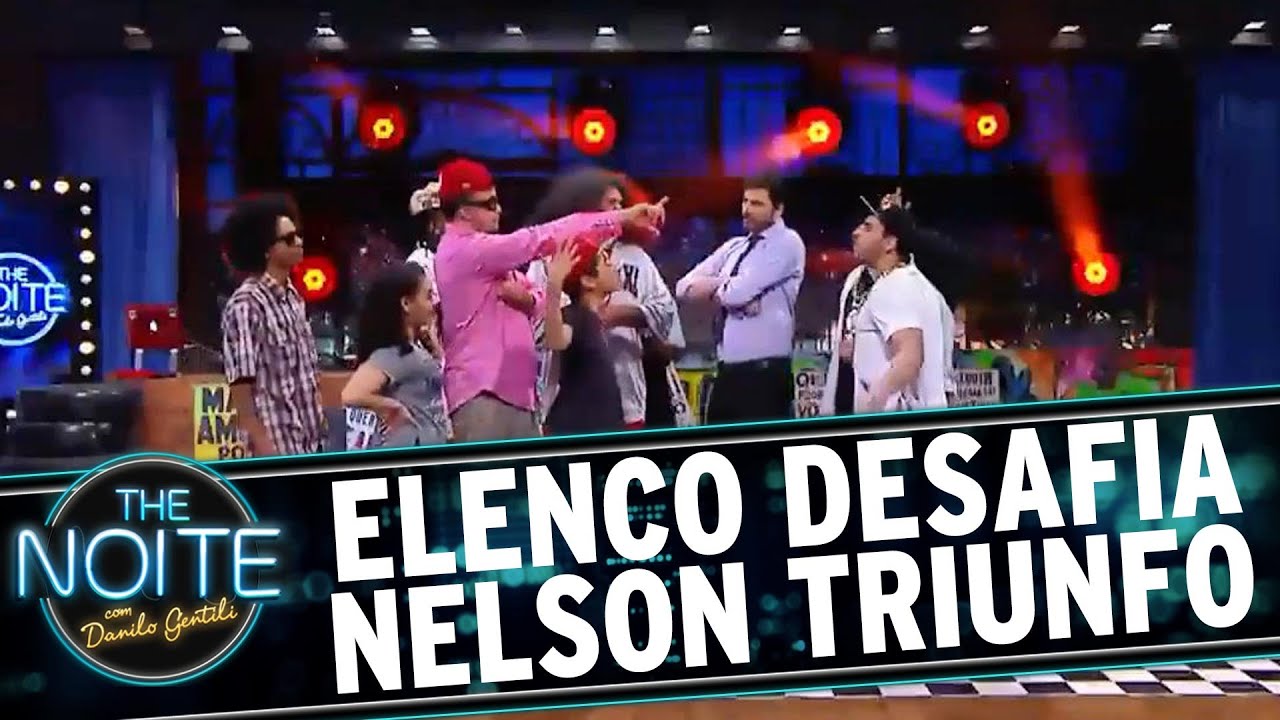 The Noite (22/08/16) - Gangue de Danilo desafia Grupo de Nelson Triunfo a um duelo de hip-hop
