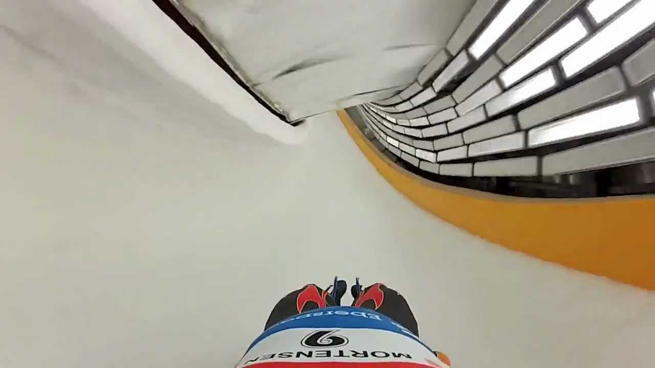 POV Doubles Luge in Sochi, Russia.