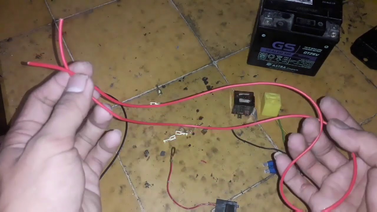 lampu depan sudah dc tapi masih kedip
