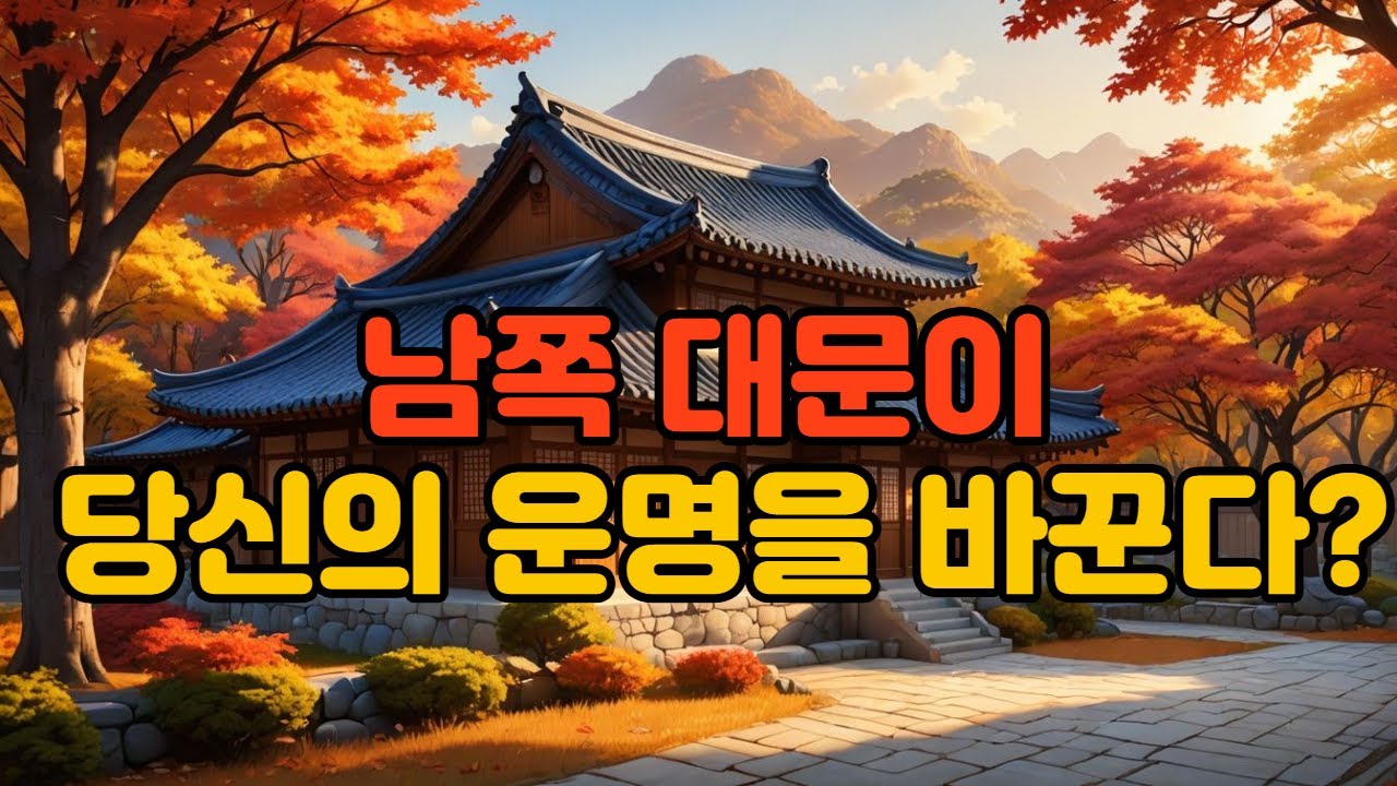 남쪽 대문이 당신의 운명을 바꾼다? #명당터 #사업장 #사무실 #전원주택 #동사택 #서사택 #아파트 #주택 공장