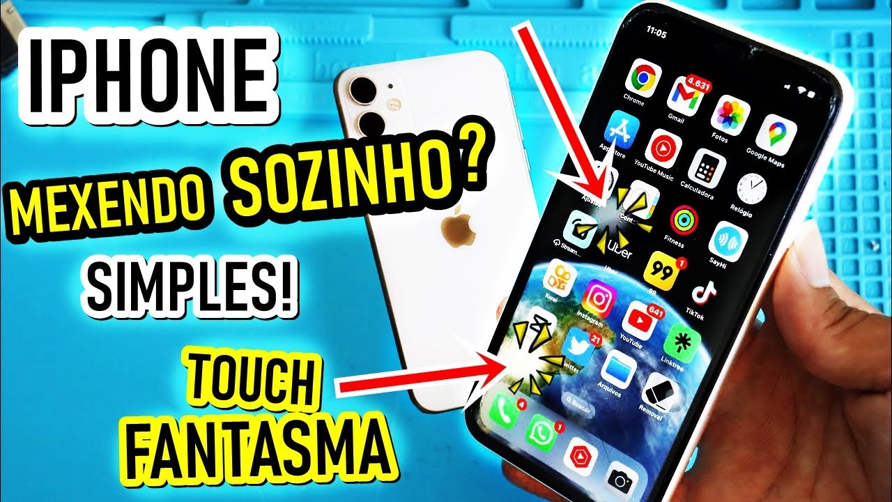 TELA DO IPHONE MEXENDO SOZINHA? RESOLVIDO! (Touch Fantasma) 3 SOLU&Ccedil;&Otilde;ES SIMPLES!