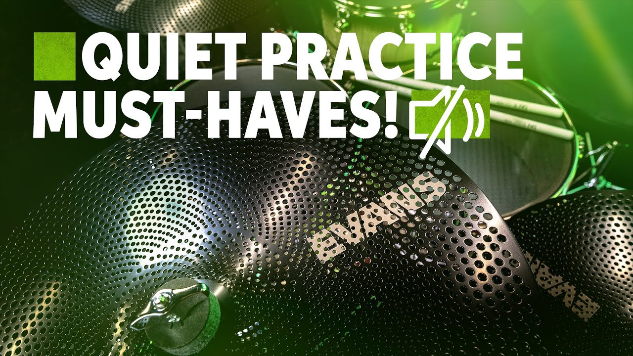 Evans dB One Low Volume Cymbals and Mesh Drumheads