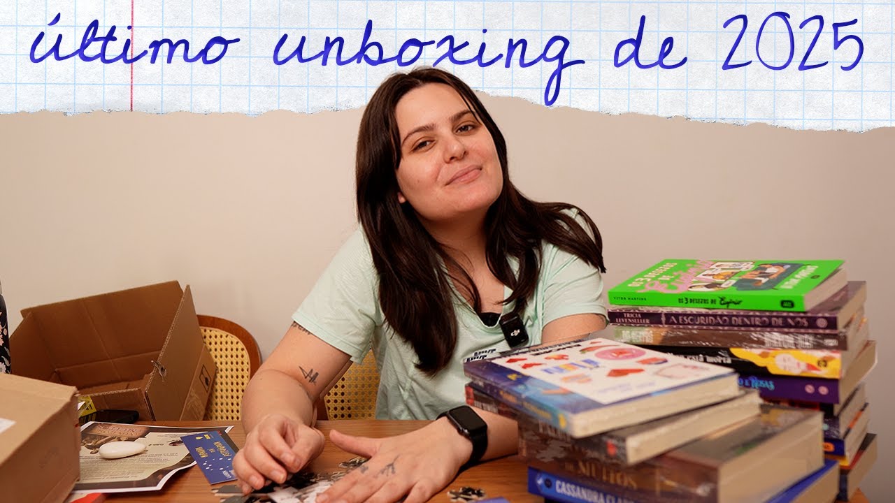 abrindo os últimos livros de 2025!