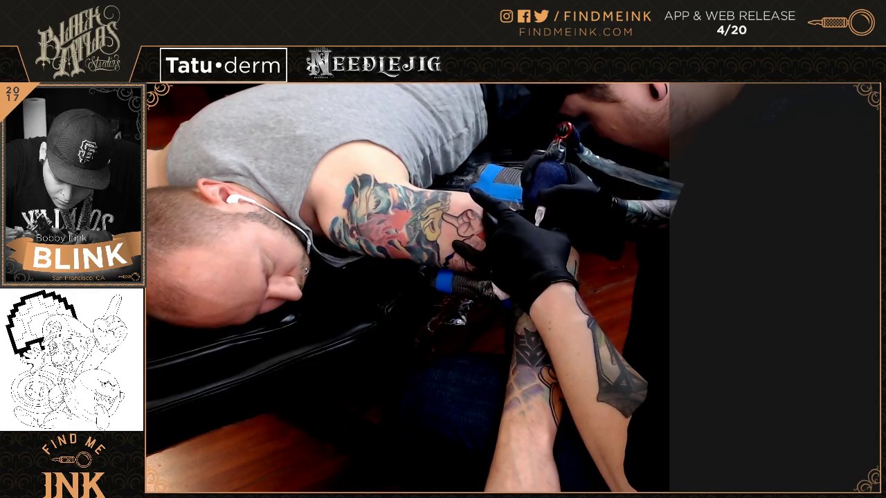 Apr 17 Bobby Link Blink Tattooing @ Black Atlas Studios Chicago