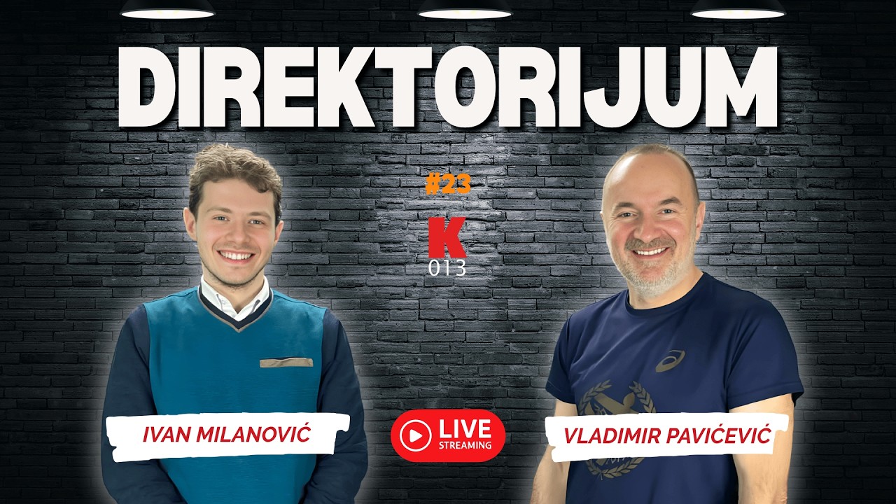 DIREKTORIJUM #23:  Uživo sa Vladimirom Pavićevićem  i Ivanom Milanovićem