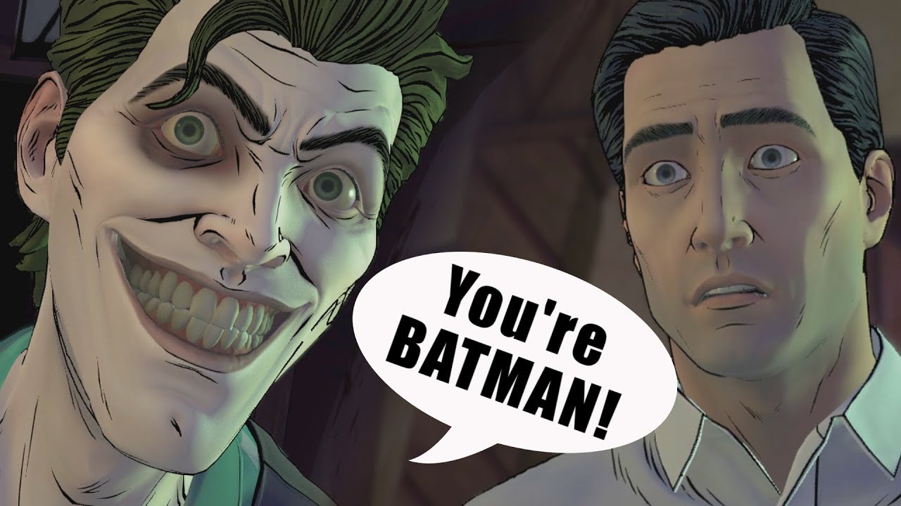 Джон Доу (Джокер) знает, что Брюс Уэйн — Бэтмен — Batman: The Enemy Within