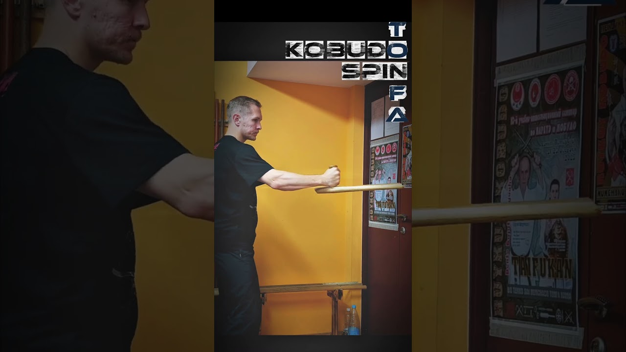 ТОНФА: варианты упражнений для контроля вращения #martialarts #kobudo #tonfa