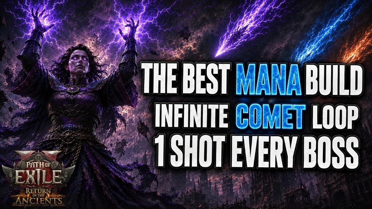 PoE 2 0.5 Stormweaver Spark Archmage Comet - GIGA TANK + Damage COMET Shower Setup - Uber Bosses