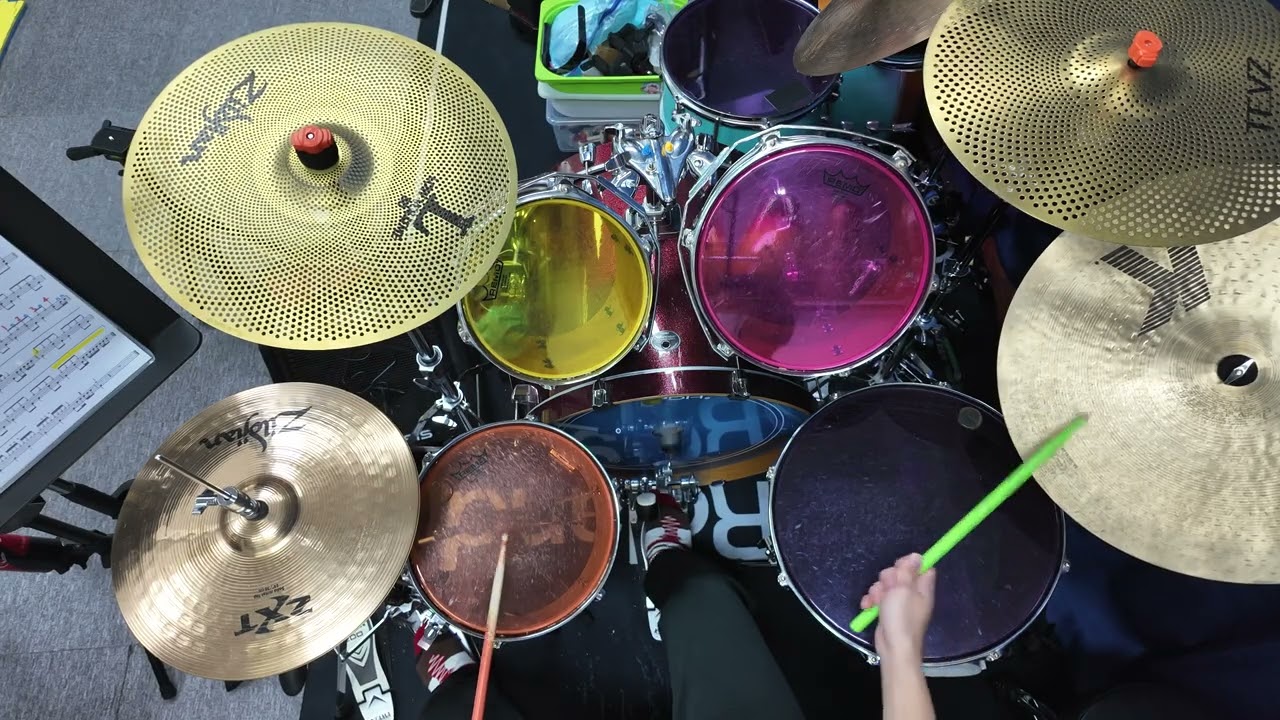 Play That Funky Music (Rockschool Drums Grade 3) Speed 85% Demo