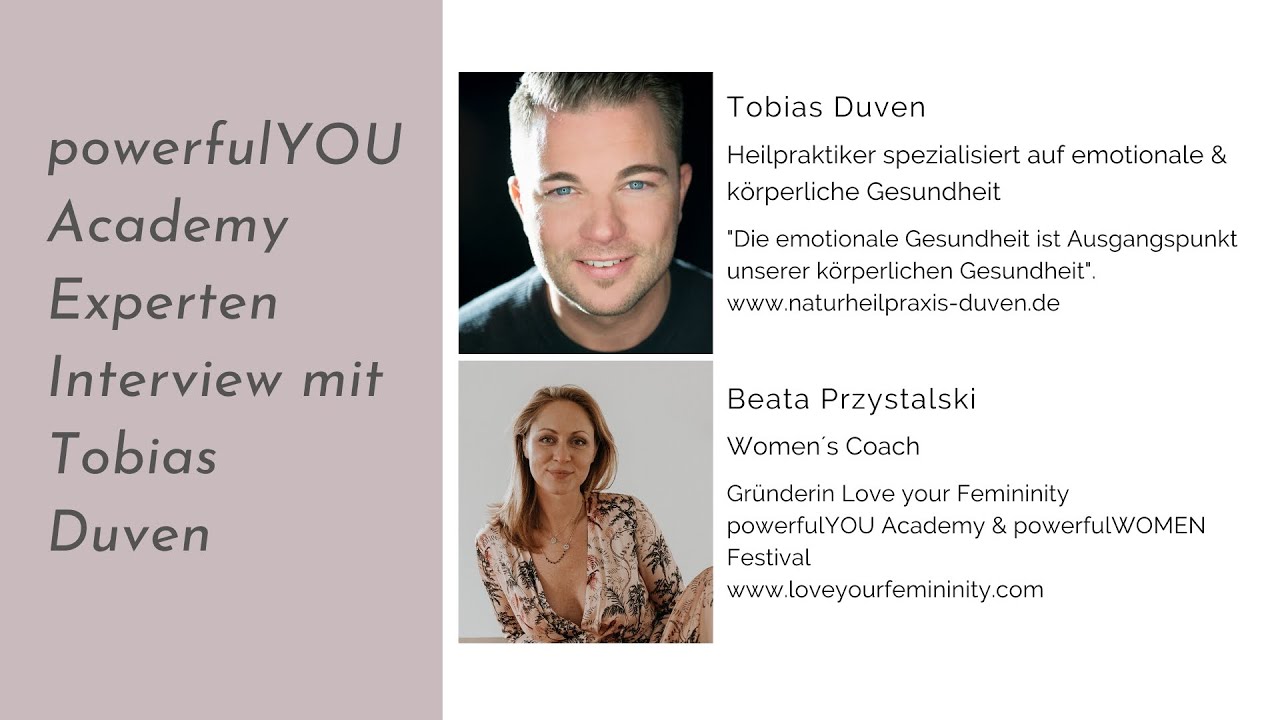 powerfulYOU Academy Experteninterview mit Tobias Duven