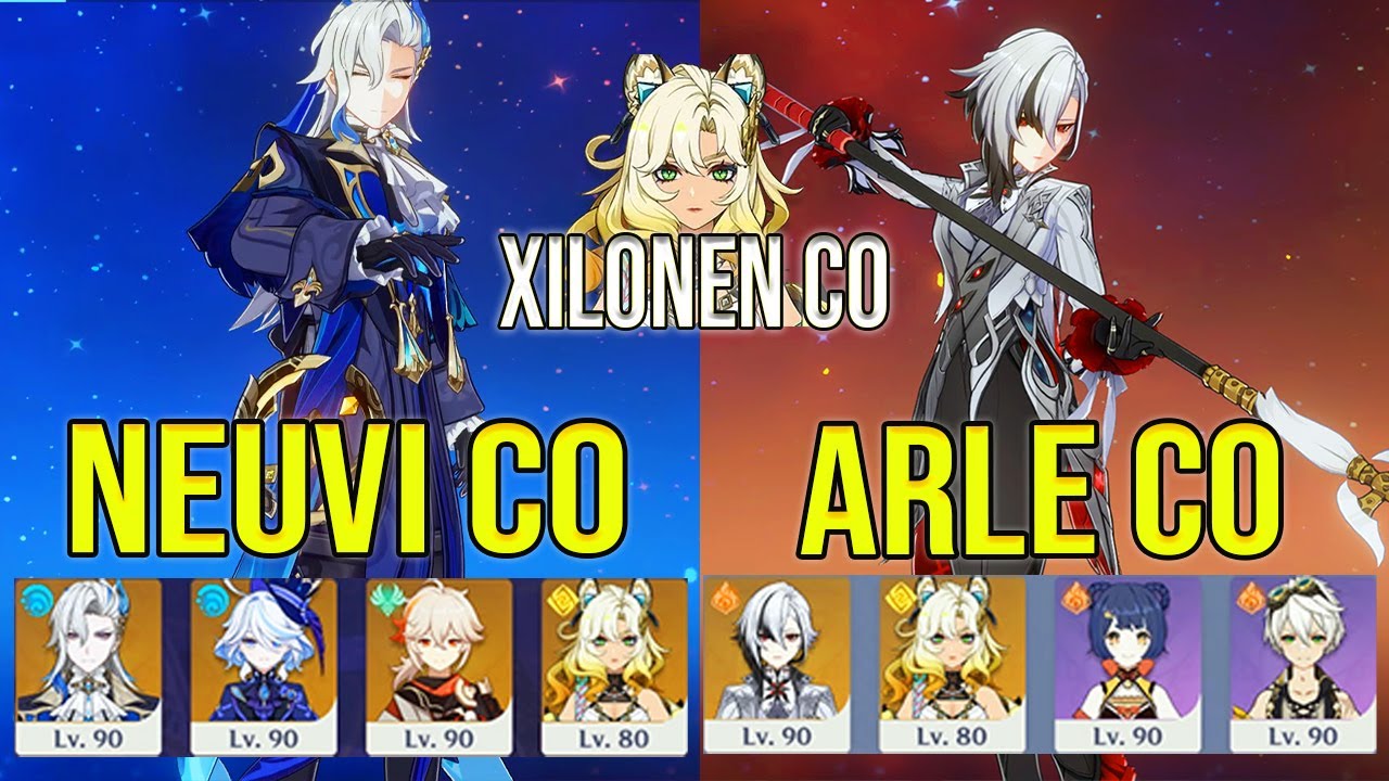 F2P Xilonen | Neuvillette C0 Prototype & Arle C0 White Tassel Spiral Abyss Floor 12 Genshin Impact