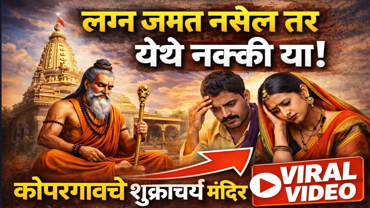 लग्न जमत नसेल तर येथे नक्की या ! | कोपरगावचे शुक्राचार्य मंदिर रहस्य 😱 | बापरे लग्नाला मूहर्त नाही.?