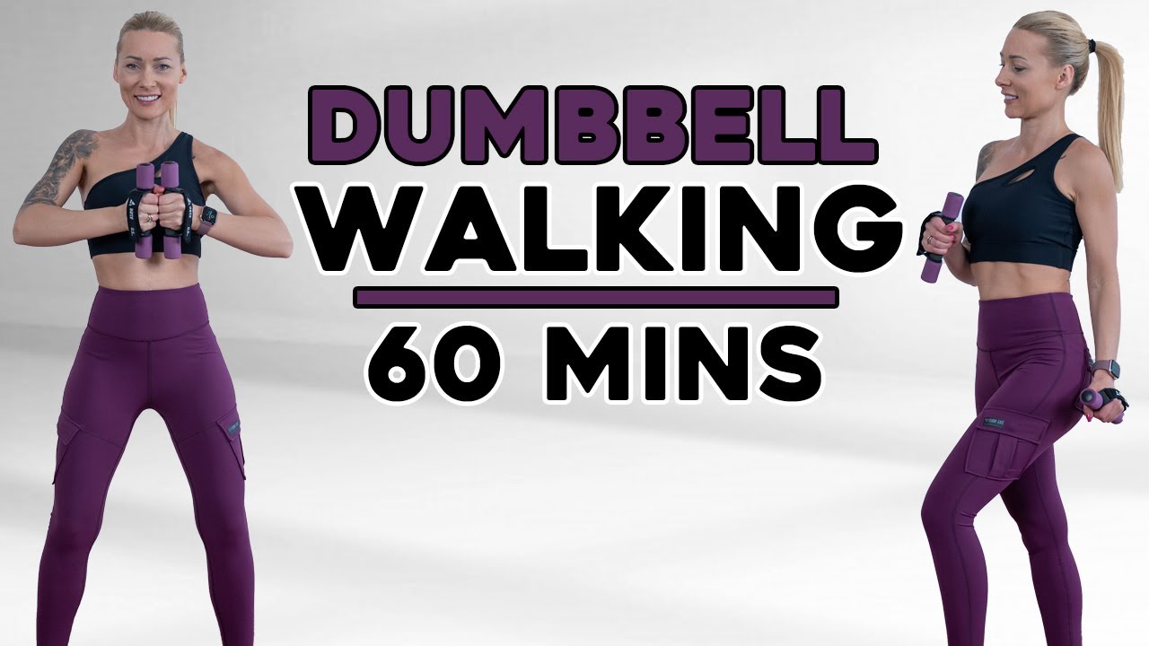 🔥60 Min Full Body Fat Burning 🔥 Workout with Dumbbells🔥 | Knee Friendly🔥