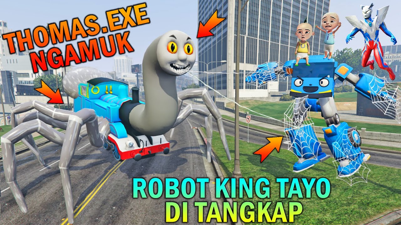 КОРОЛЬ РОБОТ ТАЙО АРЕСТОВАН ТОМАС ЭКСЕ ЛАБА - LABA, UPIN IPIN FEAR - GTA 5 BOCIL SULTAN