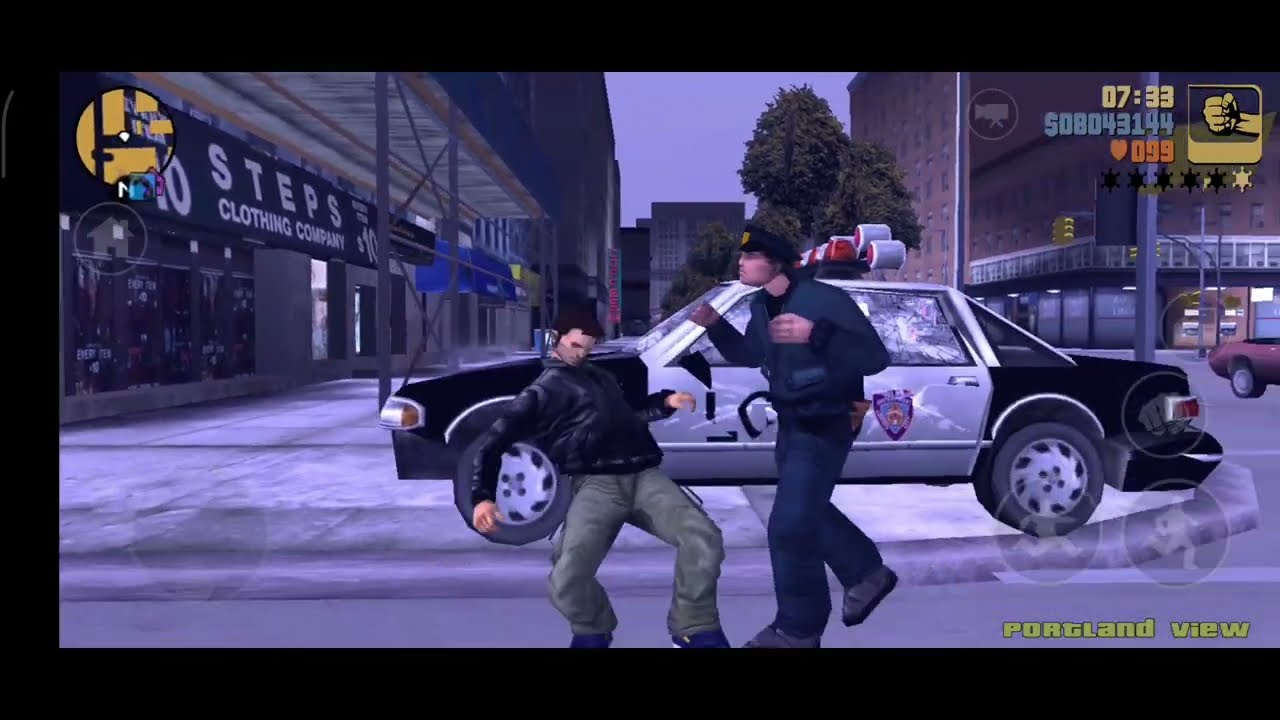 Эксперимент с Клодом на GTA 3