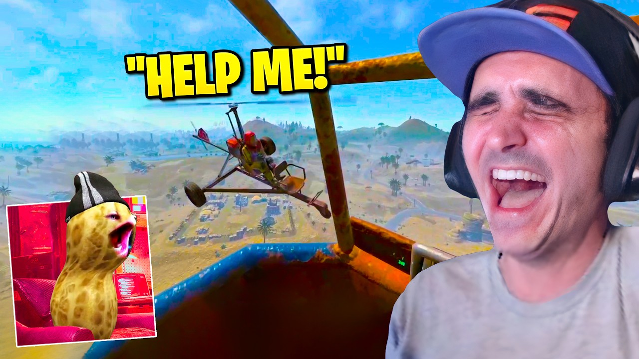 Summit1g не может перестать смеяться над клипами Rust на сервере BurntPeanut.