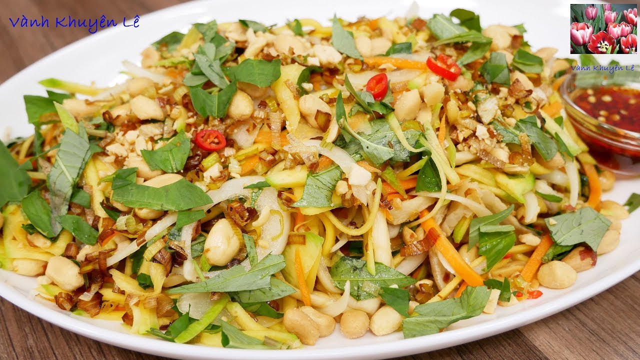 GỎI XOÀI CHAY giòn thơm ngon bắt Vị - Cách trộn Gỏi không ra Nước by Vanh Khuyen