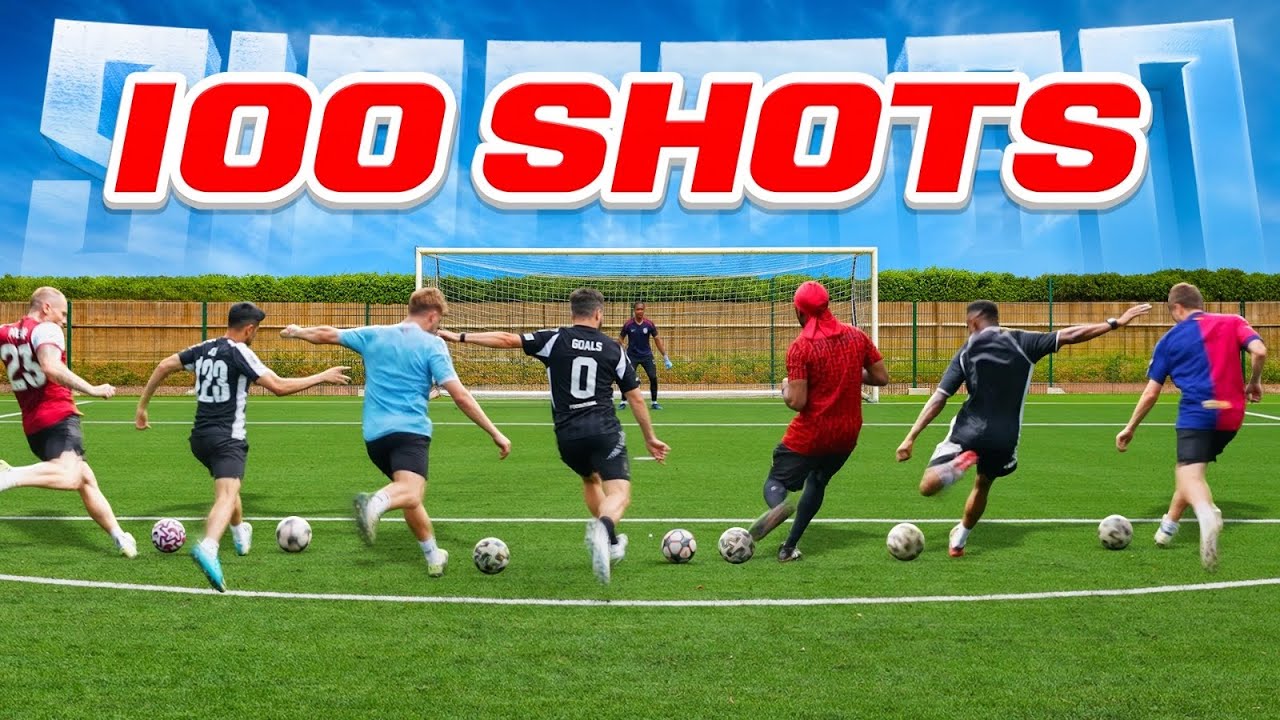 THE SIDEMEN TOOK 100 SHOTS AND SCORED ____