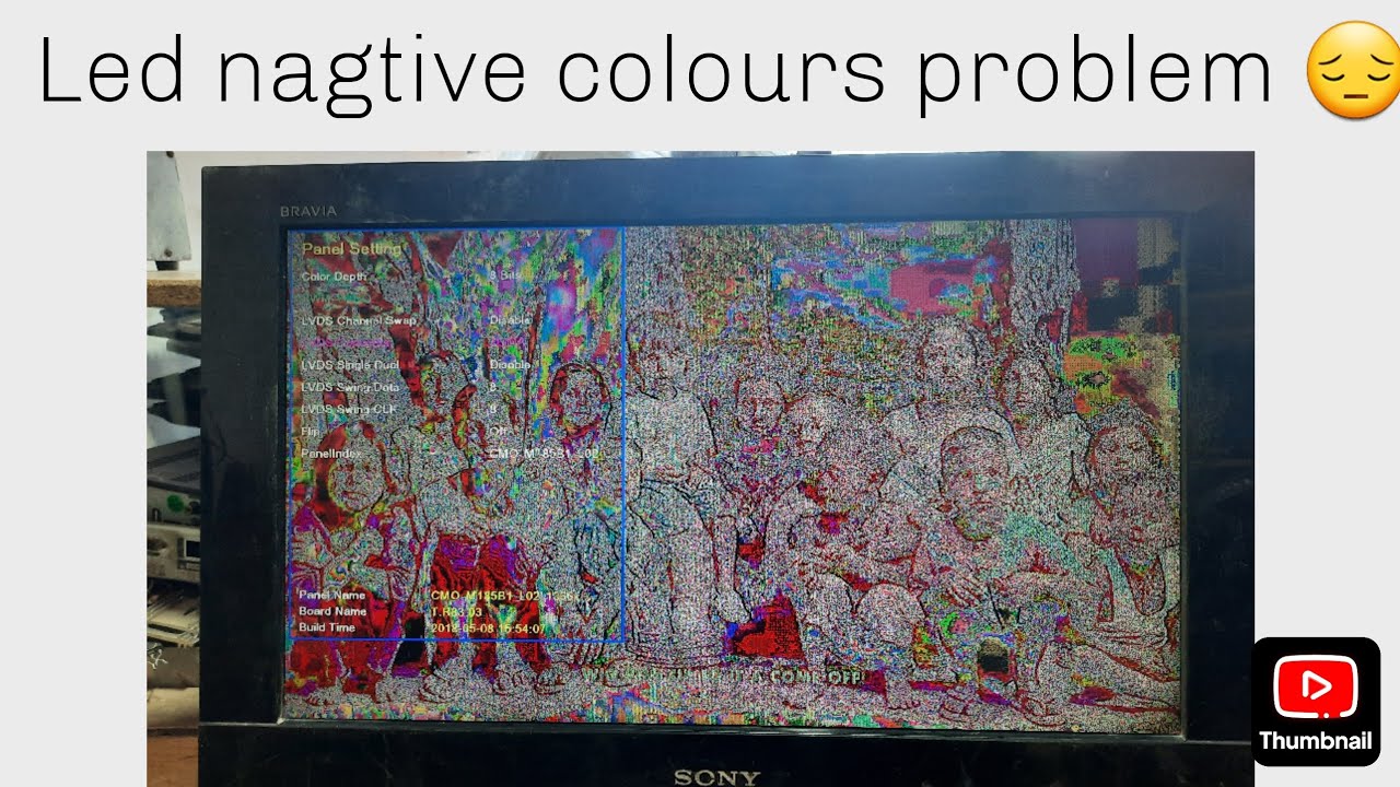 Led nagtive colours problem 😔