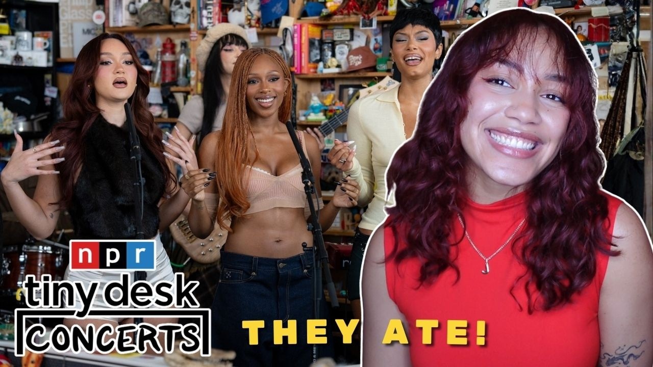 REACTING TO FLO'S TINY DESK CONCERT!