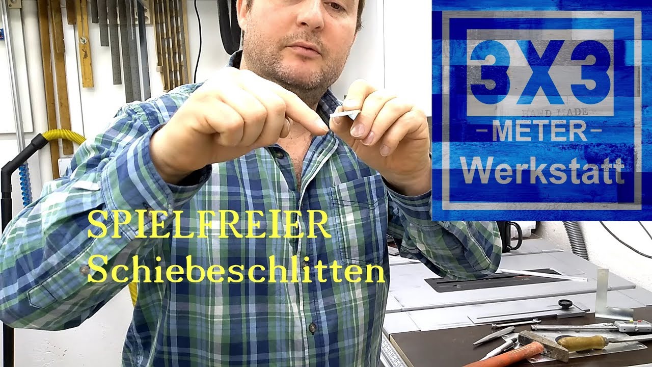 SPIELFREIER Schiebeschlitten für Kreissäge selber bauen 2/4 Scheppach HS105