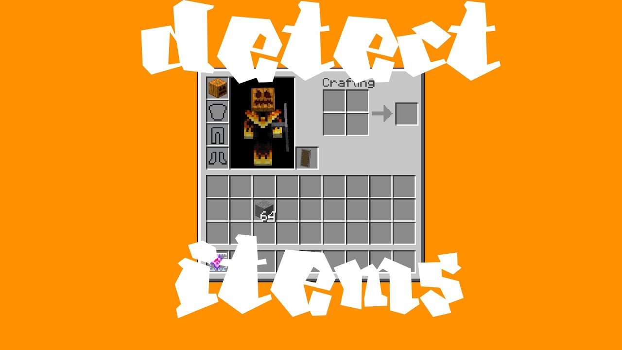 Detect items in player's inventory