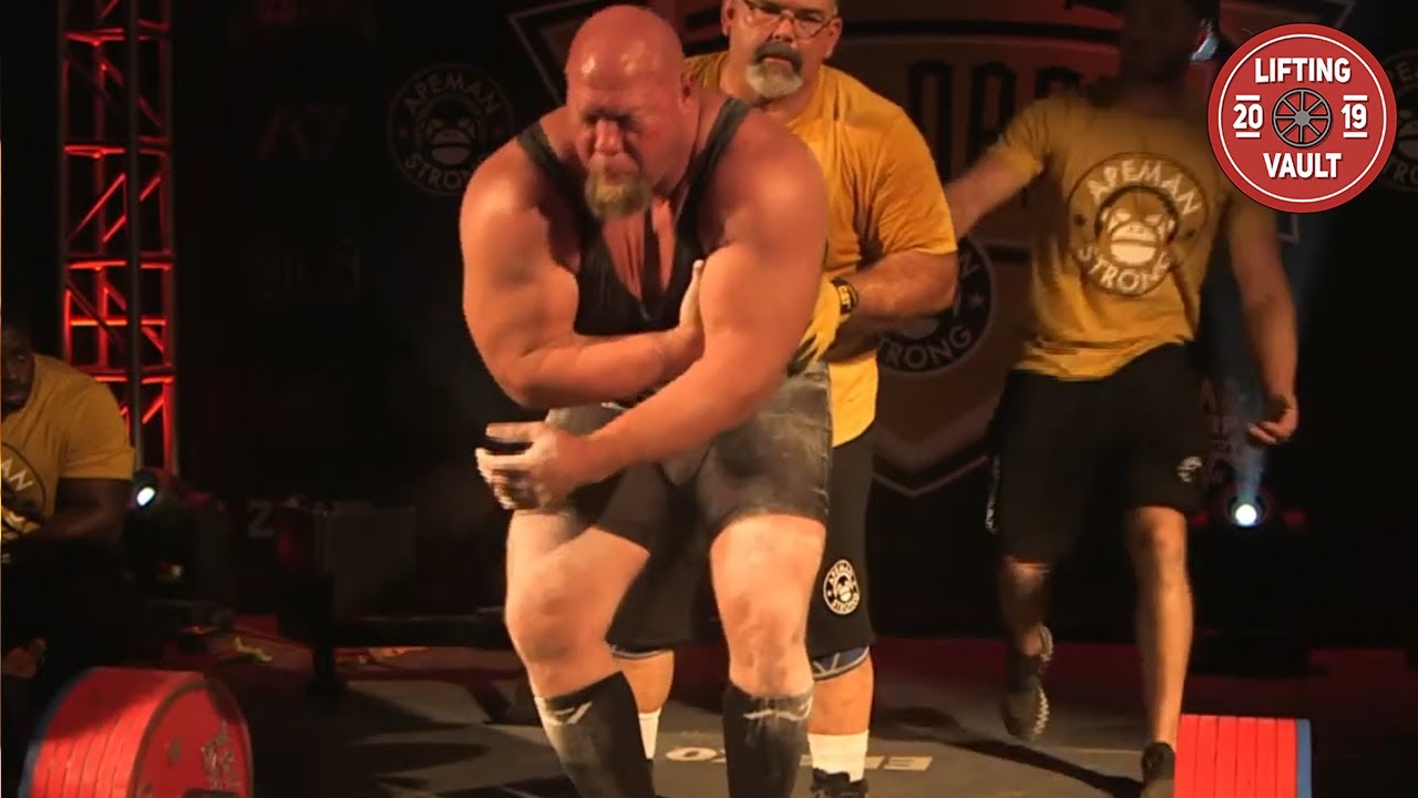 Nick Best Tears His Lat Attempting A Deadlift WR