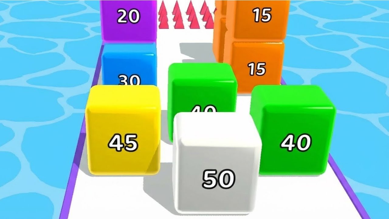 2048 Cube Run 👩‍❤️‍👩⭐️🔥 ALL LEVELS!! Gameplay Walkthrough Android, iOS NEW UPDATE