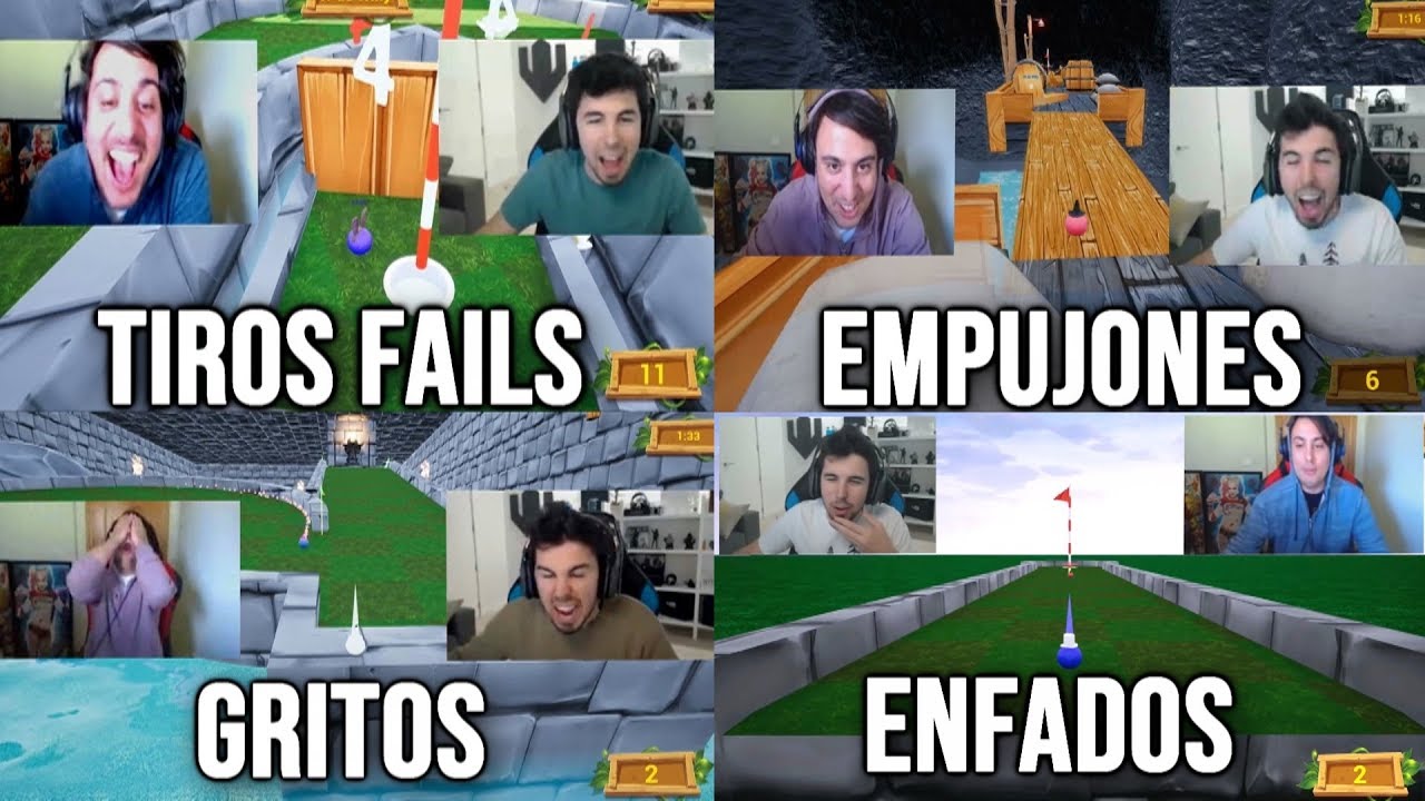 TIROS FAILS| GRITOS| EMPUJONES| ENFADOS!! EN GOLF IT #6
