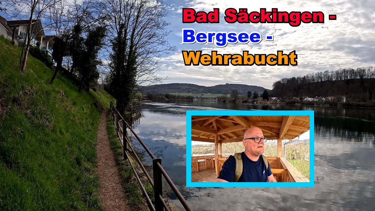 Tolle Runde ab Bad Säckingen - BERGSEE - Wehrabucht mit Aussichtsturm | prima Rastplätze 😉🌊👀