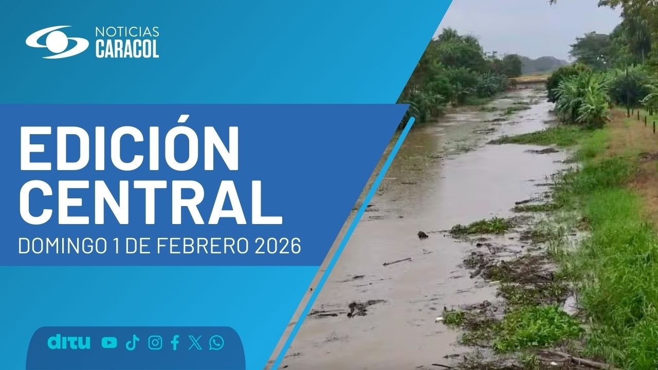 Noticias Caracol | Emisión del mediodía fin de semana (1 de febrero de 2026)