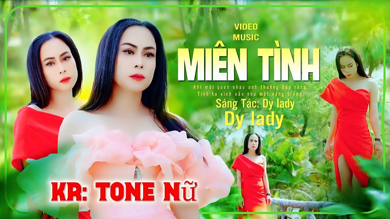 Miên Tình | Dy Lady | Karaoke Tone Nữ | Nhạc Hay Bất Hũ | #mientinh #dylady #nhachay