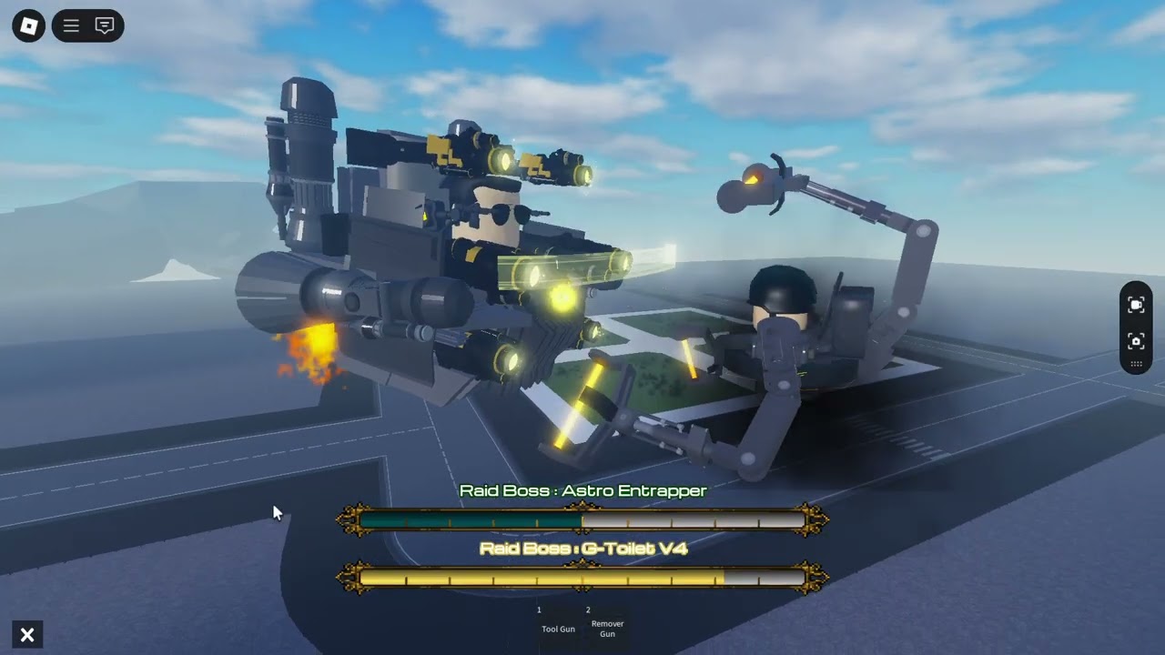 Roblox St blockade battlefront G-toilet v4 vs Astro entrapper