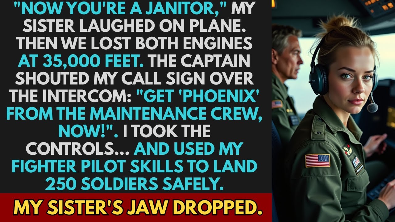 My Sister Mocked Me on the Plane — Until I Used My Fighter Pilot Skills to Save 250 Soldiers
