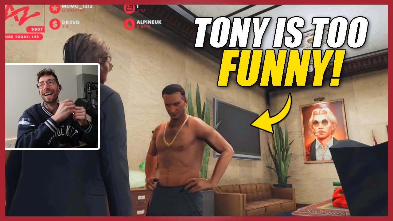 Curtis Reacts to Tony Tells Lang That Harry & Goons Took Him Hostage  | Nopixel GTA RP